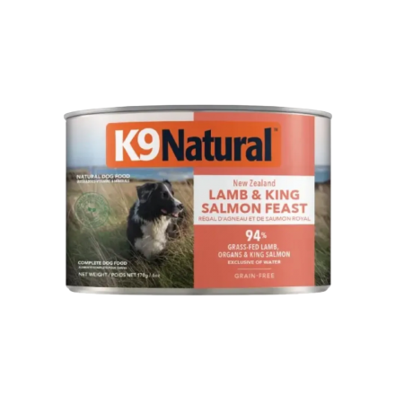 K9 Natural New Zealand Canned Food Lamb & Salmon 170g (12 cans)
