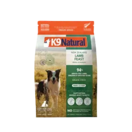 K9 Natural New Zealand Freeze Dried Food Lamb 500g