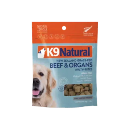 K9 Natural Treats Healthy Bites Beef 50g