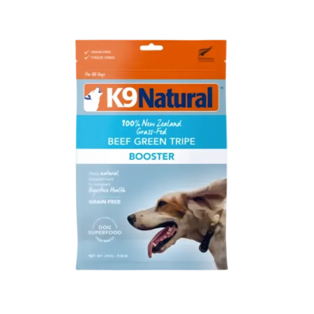 K9 Natural New Zealand Freeze Dried Booster Beef Green Tripe 200g