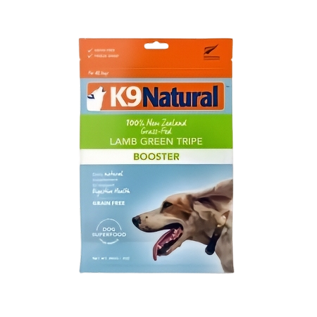 K9 Natural New Zealand Freeze Dried Booster Lamb Green Tripe 200g