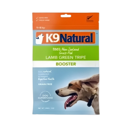 K9 Natural New Zealand Freeze Dried Booster Lamb Green Tripe 700g