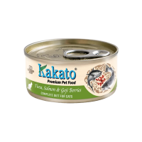 Kakato Cat Complete Diet Tuna Salmon & Goji 70g x12