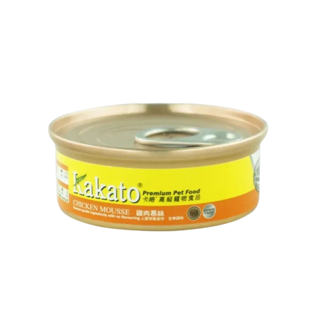 Kakato Cat Wet Food Mousse Chicken 40g x12 cans