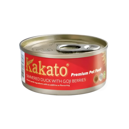 Kakato Pet Food Golden Fern Duck w/Goji Berries 70g x12