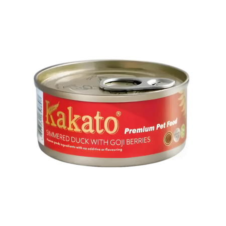 Kakato Pet Food Golden Fern Duck w/Goji Berries 70g x6