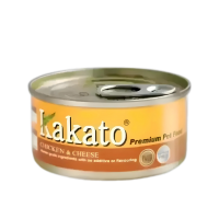 Kakato Pet Food Premium Chicken & Cheese 170g x12