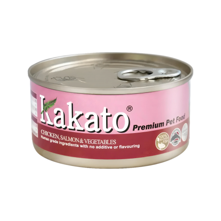 Kakato Pet Food Premium Chicken Salmon & Vegetables 170g