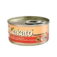 Kakato Pet Food Premium Salmon in Broth 170g 