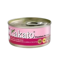 Kakato Pet Food Premium Tuna & Prawn 170g x12