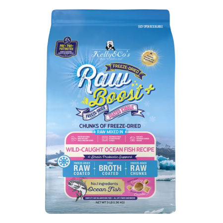 Kelly & Co's Dog Dry Food Raw Boost Ocean Fish Recipe 1.36kg