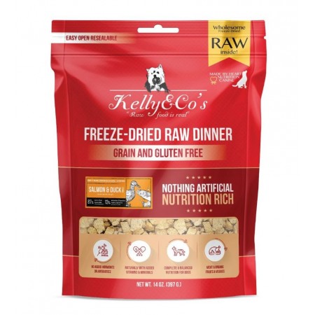 Kelly & Co's Dog Raw Dinner Salmon & Duck 397g