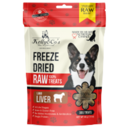 Kelly & Co's Dog Freeze-Dried Lamb Liver 40g