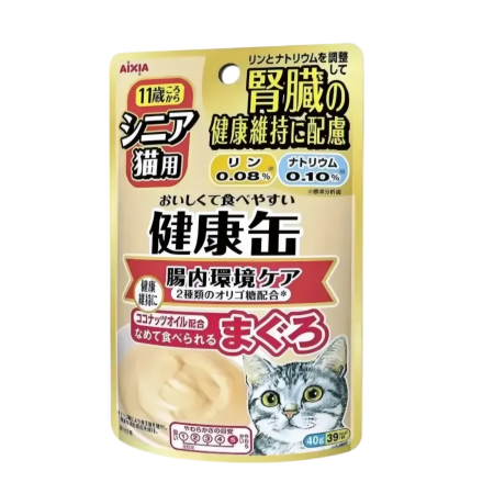 Aixia Cat Pouch Kenko Kidney & Intestines Health Senior 40g