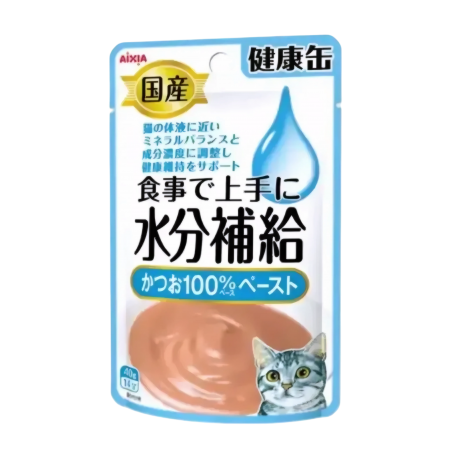 Aixia Kenko Pouch Water Supplement Skipjack Tuna Paste 40g