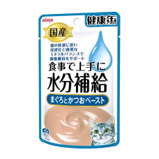 Aixia Kenko Pouch Water Supplement Tuna & Skipjack Tuna Paste 40g x 12