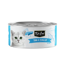 Kit Cat Deboned Tuna & Scallop 80g Carton (24 Cans)