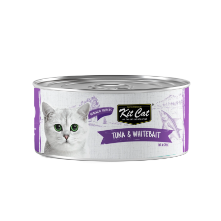 Kit Cat Deboned Tuna & Whitebait 80g