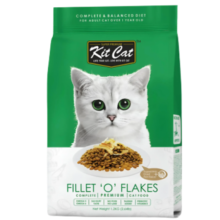 Kit Cat Premium Dry Food Fillet 'O' Flakes 5kg