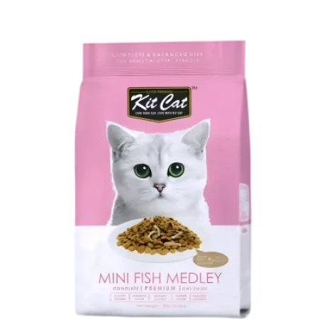 Kit Cat Premium Dry Food Mini Fish Medley 5kg