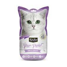 Kit Cat Purr Puree Tuna & Scallop 15g x 4pcs (3 Packs)