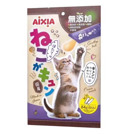 Aixia Treats Kyun Sticks Scallop 84g (3 packs)
