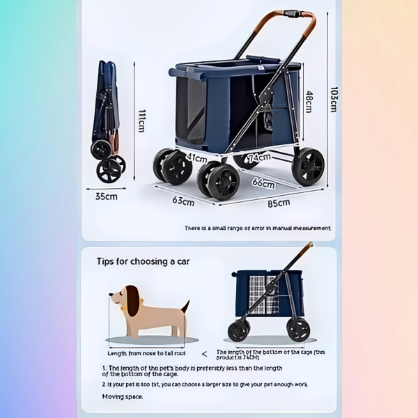 Rubeku Stroller LD07M Blue