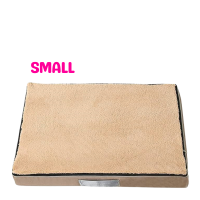 Lavish Memory Foam Bed for Dogs Beige (S)