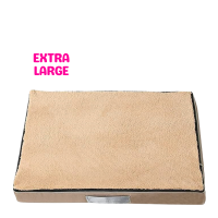 Lavish Memory Foam Bed for Dogs Beige (XL)