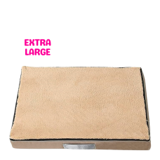 Lavish Memory Foam Bed for Dogs Beige (XL)