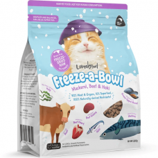 Loveabowl Cat Food Freeze-A-Bowl Mackerel Beef & Hoki 200g
