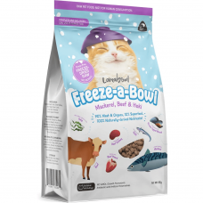 Loveabowl Cat Food Freeze-A-Bowl Mackerel Beef & Hoki 85g