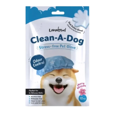 Loveabowl Clean-A-Dog Glove Cherry Blossom 10pcs