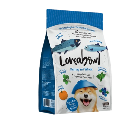 Loveabowl Dog Dry Food Grain-Free Herring & Salmon 4.5kg