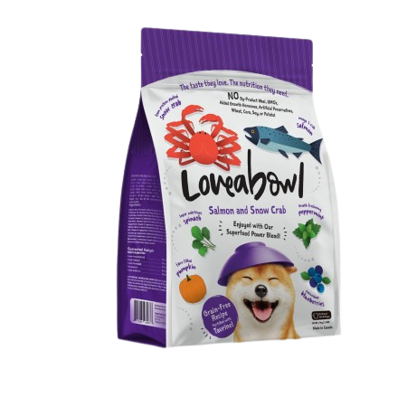 Loveabowl Dog Dry Food Grain-Free Salmon & Snow Crab 10kg
