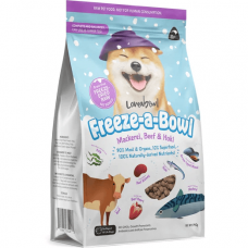 Loveabowl Dog Food Freeze-A-Bowl Mackerel Beef & Hoki 140g