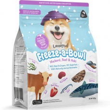 Loveabowl Dog Food Freeze-A-Bowl Mackerel Beef & Hoki 425g