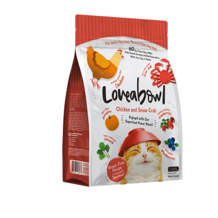 Loveabowl Grain Free Chicken and Snow Crab Cat Dry Food 150g
