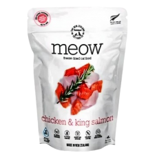 Meow Cat Dry Food Freeze Dried Raw Chicken & King Salmon 280g