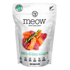 Meow Cat Dry Food Freeze Dried Raw Lamb & King Salmon 280g
