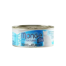 Monge Cat Canned Food Natural Atlantic Tuna 80g