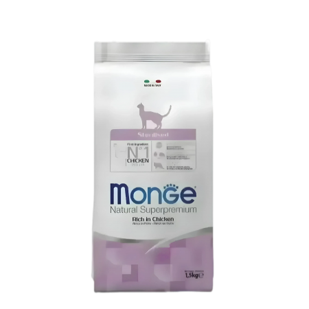 Monge Cat Dry Food Super Premium Sterilized 1.5kg