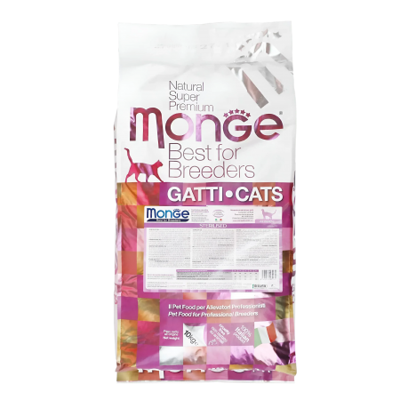 Monge Cat Dry Food Super Premium Sterilized 10kg