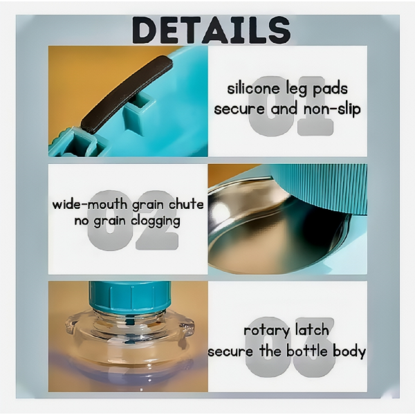MPETS Food & Water Dispenser Blue