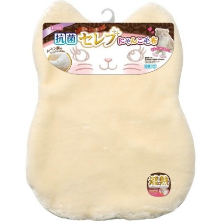 Marukan Cat Bed Cool Luxurious Cat-Shaped Blanket