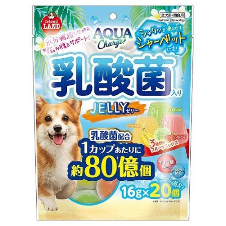 Marukan Dog Treats Jelly Aqua Charge with Lactic Acid (16g x 20pcs)