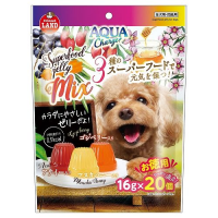 Marukan Dog Treat Aqua Charge Jelly Superfruit 20pcs x 16g