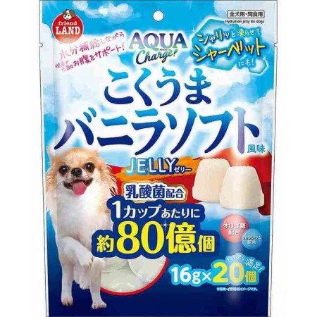 Marukan Dog Treats Jelly Kokuuma Soft Vanilla (16g x 20pcs)
