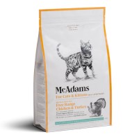 McAdams Cat Dry Food Free Range Chicken & Turkey 3.75kg 