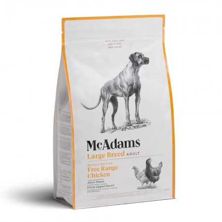 McAdams Dog Food Free Range Chicken Large Breed 2kg